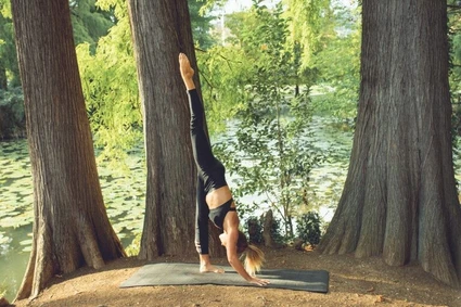 Lezione individuale di Hatha yoga relax a Moniga del Garda