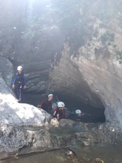 Canyoning in the Vione torrent in Tignale on Lake Garda 5