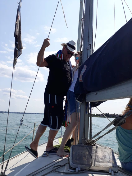 Sailing boat trip with skipper: Manerba and Isola dei Conigli 5