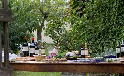 Wine tasting for two in the secret garden of a historic cellar 11