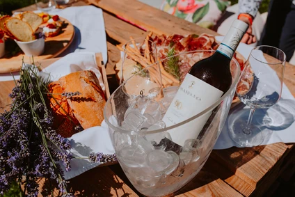 Outdoor picnic in a wine resort at Lake Garda 6
