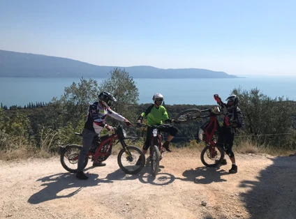 Sun-Ron, electric dirt bike at Lake Garda 2
