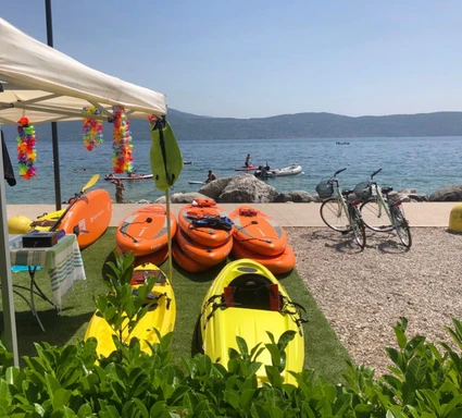 Kajakfahrt in Begleitung am Gardasee