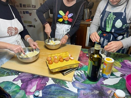 Family cooking lesson at Desenzano del Garda 15