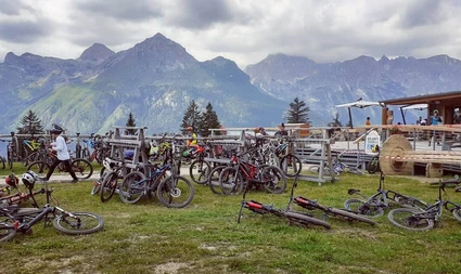 Enduro Bike Tour with lunch at Punta Larici at Garda Trentino 10