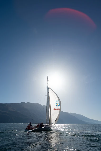 Sailing boat trip with skipper and sunset aperitif from Riva del Garda 23