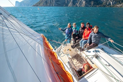 Sailing trip with skipper from Riva del Garda and lunch on board 21