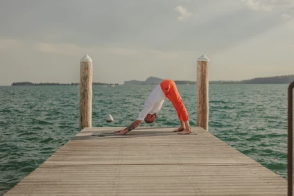 Individual yoga lesson in the lemon house at Lake Garda 3