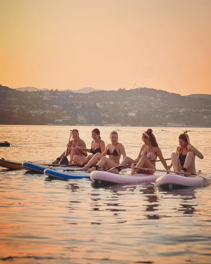 Experience SUP in Desenzano del Garda during sunset 31