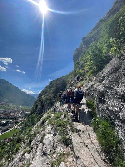 Leichter Klettersteig Colodri bei Arco am Gardasee 3