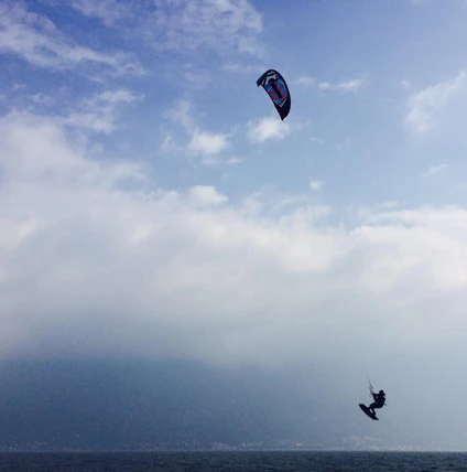 Free style kitesurfing course at Campione sul Garda