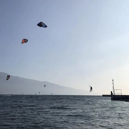 Free style kitesurfing course at Campione sul Garda 8
