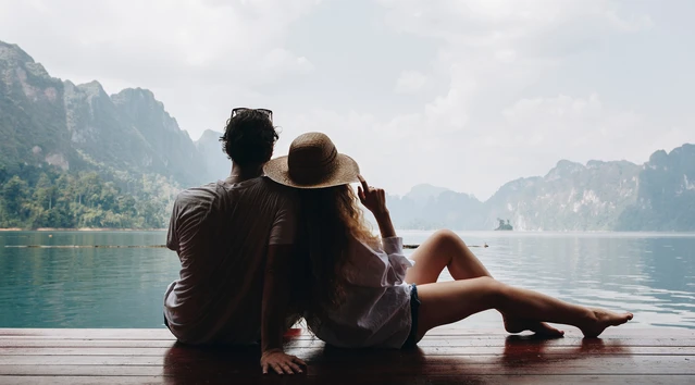 As a couple at Lake Garda