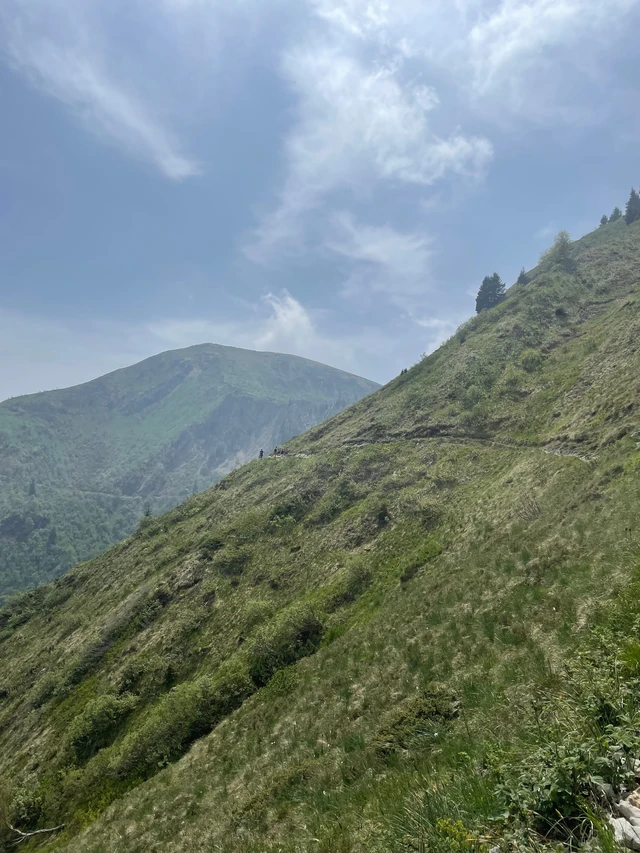 Trekking Radic de l'Ors in the Ledro Valley north-west of Lake Garda
